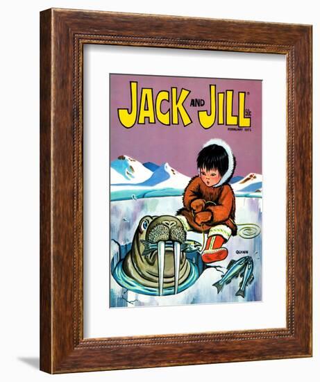 You Should Have Seen The One That Got Away - Jack and Jill, February 1971-Sidney Quinn-Framed Giclee Print