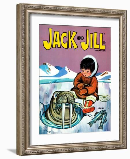 You Should Have Seen The One That Got Away - Jack and Jill, February 1971-Sidney Quinn-Framed Giclee Print