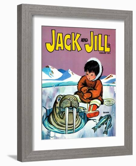 You Should Have Seen The One That Got Away - Jack and Jill, February 1971-Sidney Quinn-Framed Giclee Print