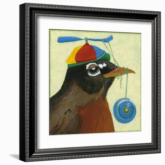 You Silly Bird - Chandler-Dlynn Roll-Framed Art Print