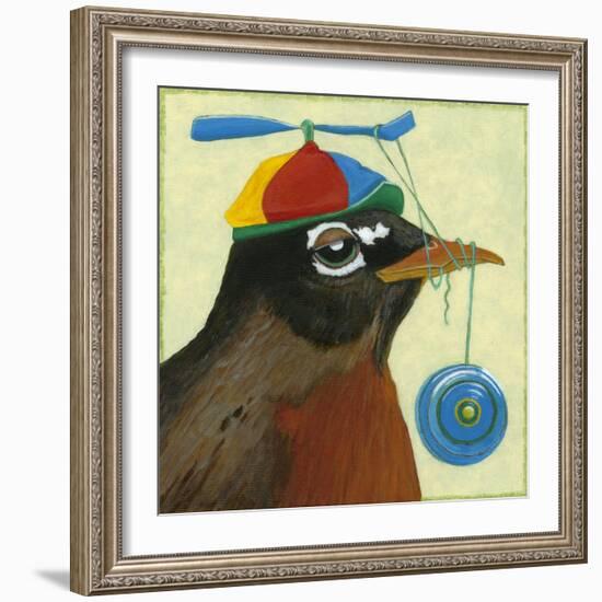 You Silly Bird - Chandler-Dlynn Roll-Framed Art Print