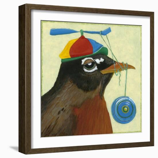 You Silly Bird - Chandler-Dlynn Roll-Framed Art Print