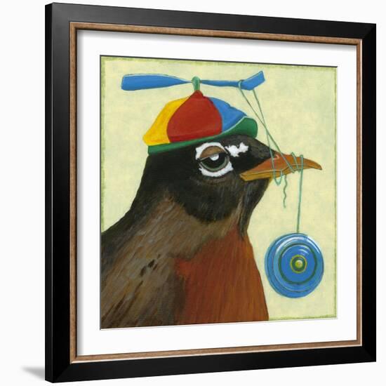 You Silly Bird - Chandler-Dlynn Roll-Framed Art Print