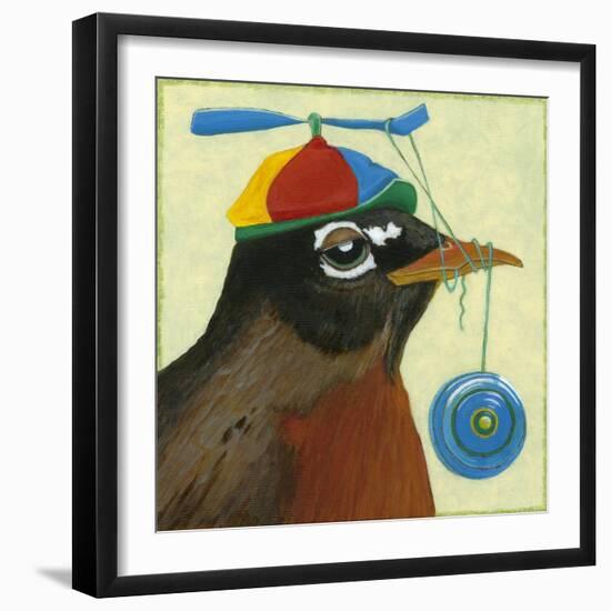 You Silly Bird - Chandler-Dlynn Roll-Framed Art Print