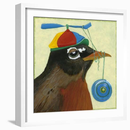 You Silly Bird - Chandler-Dlynn Roll-Framed Art Print