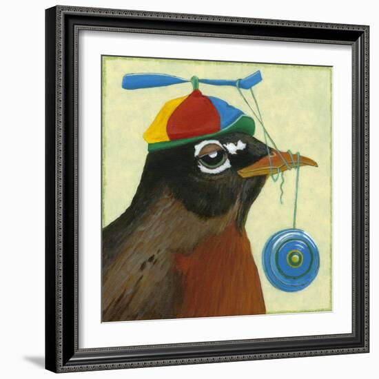 You Silly Bird - Chandler-Dlynn Roll-Framed Art Print