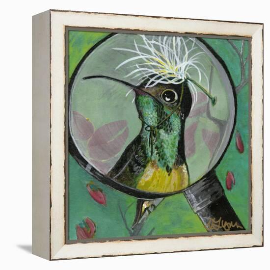 You Silly Bird - Clara-Dlynn Roll-Framed Stretched Canvas