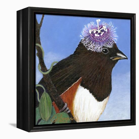 You Silly Bird - Donna-Dlynn Roll-Framed Stretched Canvas