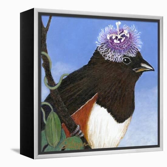 You Silly Bird - Donna-Dlynn Roll-Framed Stretched Canvas