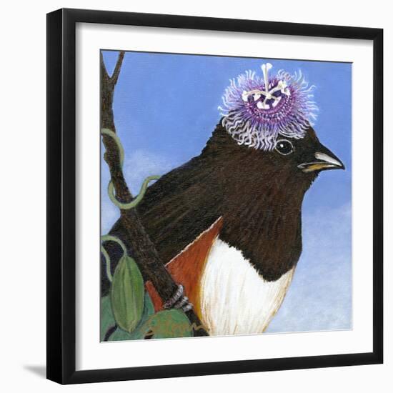 You Silly Bird - Donna-Dlynn Roll-Framed Art Print