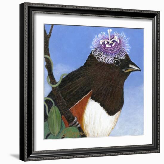 You Silly Bird - Donna-Dlynn Roll-Framed Art Print