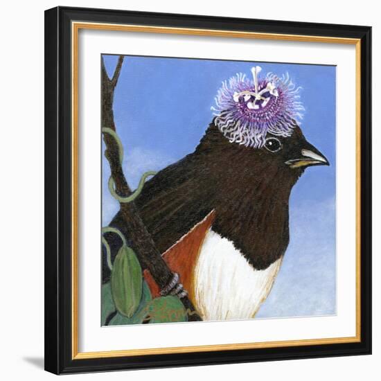 You Silly Bird - Donna-Dlynn Roll-Framed Art Print