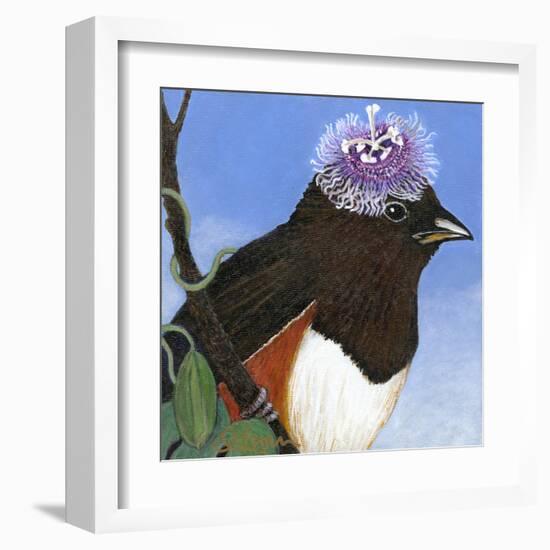 You Silly Bird - Donna-Dlynn Roll-Framed Art Print