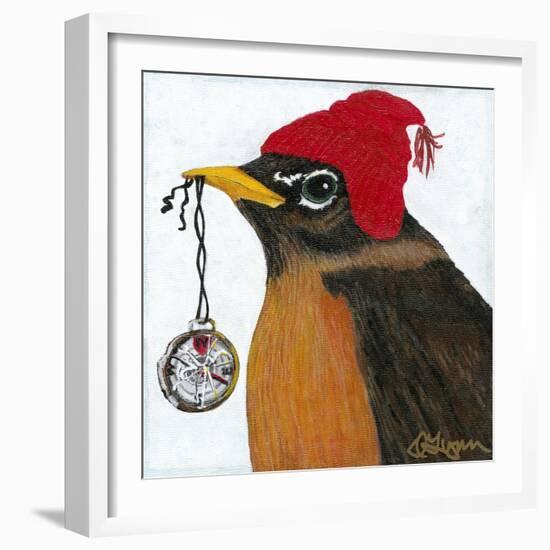 You Silly Bird - Grafton-Dlynn Roll-Framed Art Print