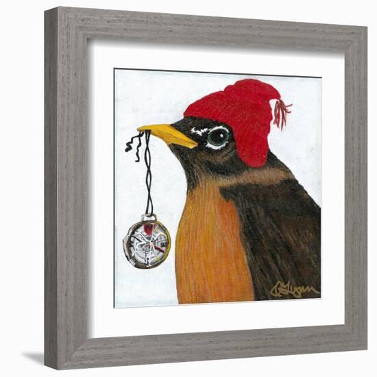 You Silly Bird - Grafton-Dlynn Roll-Framed Art Print