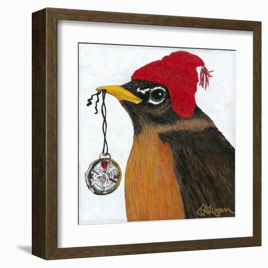 You Silly Bird - Grafton-Dlynn Roll-Framed Art Print