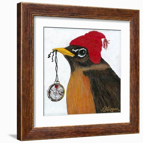 You Silly Bird - Grafton-Dlynn Roll-Framed Art Print