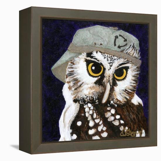 You Silly Bird - Liz-Dlynn Roll-Framed Stretched Canvas