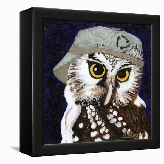 You Silly Bird - Liz-Dlynn Roll-Framed Stretched Canvas