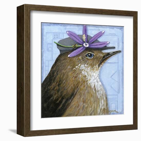 You Silly Bird - Walter-Dlynn Roll-Framed Art Print