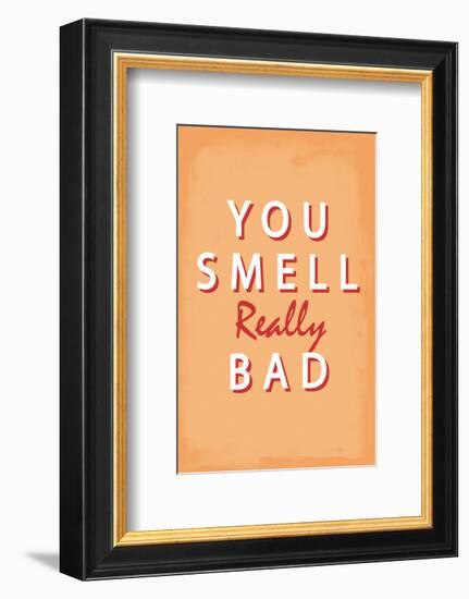 You Smell Really Bad - Tommy Human Cartoon Print-Tommy Human-Framed Giclee Print