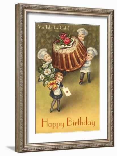 You Take the Cake-null-Framed Art Print