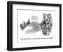 "You the Ponzi varmint that lost our nest egg?" - New Yorker Cartoon-Frank Cotham-Framed Premium Giclee Print