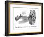 "You the Ponzi varmint that lost our nest egg?" - New Yorker Cartoon-Frank Cotham-Framed Premium Giclee Print
