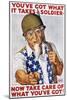 You've Got What it Takes Soldier Poster-Ernest Hamlin Baker-Mounted Giclee Print