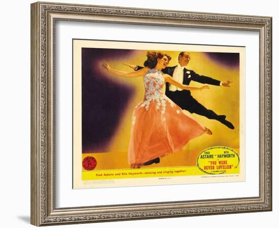 You Were Never Lovelier, 1942-null-Framed Art Print