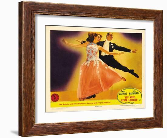 You Were Never Lovelier, 1942-null-Framed Art Print