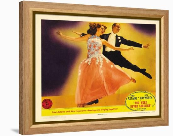 You Were Never Lovelier, 1942-null-Framed Stretched Canvas