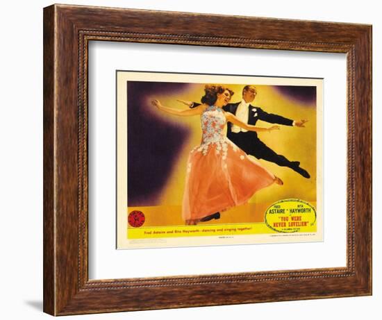 You Were Never Lovelier, 1942-null-Framed Art Print