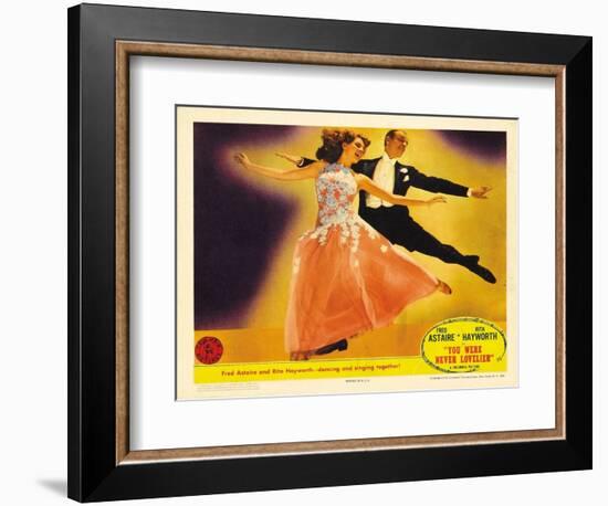 You Were Never Lovelier, 1942-null-Framed Art Print