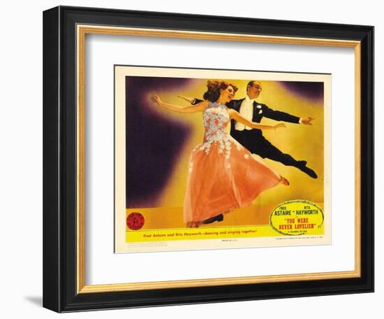 You Were Never Lovelier, 1942-null-Framed Art Print