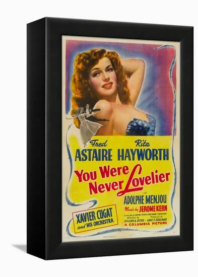 You Were Never Lovelier, Rita Hayworth, 1942-null-Framed Stretched Canvas