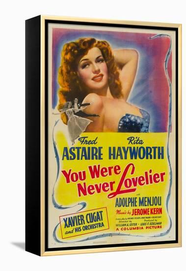 You Were Never Lovelier, Rita Hayworth, 1942-null-Framed Stretched Canvas