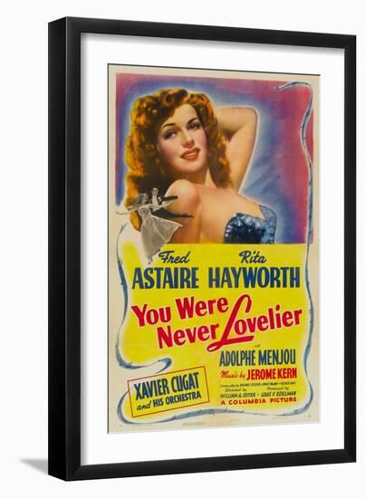 You Were Never Lovelier, Rita Hayworth, 1942-null-Framed Art Print