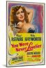 You Were Never Lovelier, Rita Hayworth, 1942-null-Mounted Art Print