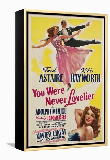 You Were Never Lovelier, Rita Hayworth, Fred Astaire, 1942-null-Framed Stretched Canvas