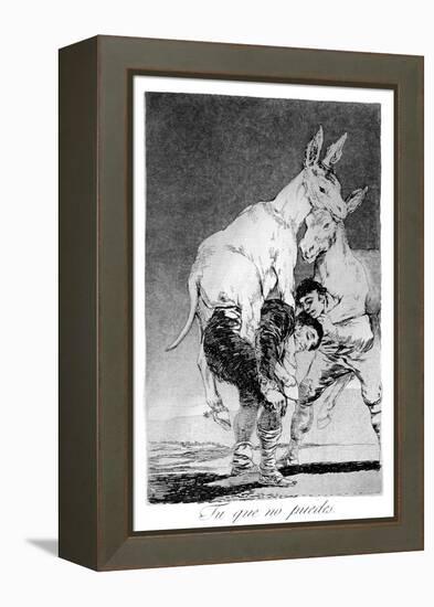 You Who Cannot, 1799-Francisco de Goya-Framed Premier Image Canvas