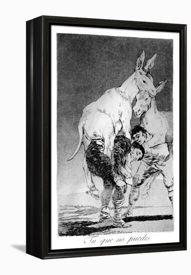 You Who Cannot, 1799-Francisco de Goya-Framed Premier Image Canvas