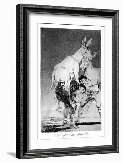 You Who Cannot, 1799-Francisco de Goya-Framed Giclee Print