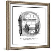"You won' t believe how much I was paying for an apartment this size in Ne?" - New Yorker Cartoon-James Mulligan-Framed Premium Giclee Print