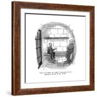 "You won' t believe how much I was paying for an apartment this size in Ne?" - New Yorker Cartoon-James Mulligan-Framed Premium Giclee Print