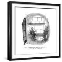 "You won' t believe how much I was paying for an apartment this size in Ne?" - New Yorker Cartoon-James Mulligan-Framed Premium Giclee Print