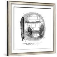 "You won' t believe how much I was paying for an apartment this size in Ne?" - New Yorker Cartoon-James Mulligan-Framed Premium Giclee Print