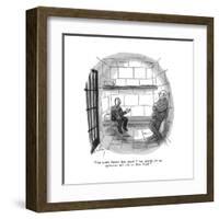 "You won' t believe how much I was paying for an apartment this size in Ne?" - New Yorker Cartoon-James Mulligan-Framed Premium Giclee Print