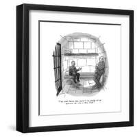 "You won' t believe how much I was paying for an apartment this size in Ne?" - New Yorker Cartoon-James Mulligan-Framed Premium Giclee Print