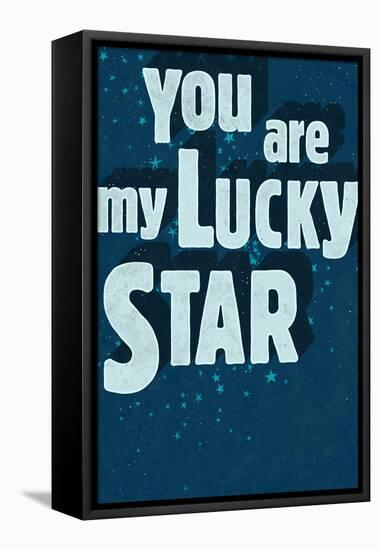YouAreMyLuckyStar-null-Framed Stretched Canvas